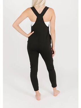 Smash & Tess the romperalls Black Women's Ribbed Jumpsuit Overalls XS GUC